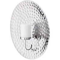 Edzard SALE Wandleuchter Udo, Edelstahl vernickelt hochglanzpoliert, ø 47