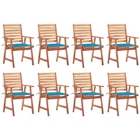 VidaXL Gartenstuhl 62 x 62 x 92 cm blau