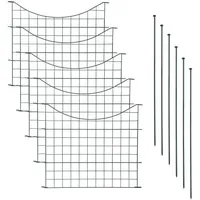 Estexo Teichzaun 5 Elemente 11tlg  Anthrazit