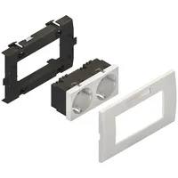 HKL Zweifachsteckdoseneinheit KES-2.3.3