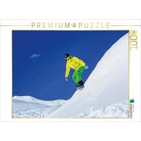 Calvendo Snowboarder auf Arlberg in Lech Puzzle