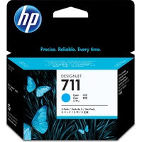 HP 711 cyan CZ134A 3 St.