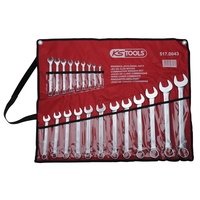KS Tools Ringmaulschlüssel-Satz, abgewinkelt, 21-tlg. 517.0043
