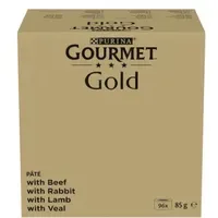 Purina Gourmet Gold Feine Pastete Sorten-Mix 96 x 85