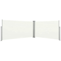 VidaXL Ausziehbare Seitenmarkise 160 x 600 cm creme 42179