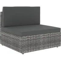 VidaXL Garten-Lounge-Set 11-tlg. grau 3067187