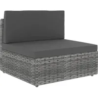 VidaXL Garten-Lounge-Set 11-tlg. grau 3067183