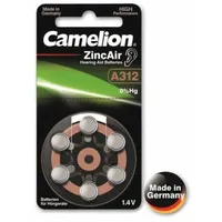 Camelion A312, 160 mAh, PR41, braun, Zink-Luft,
