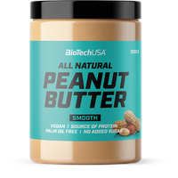 BIOTECH USA Peanut Butter, 1000 g Eimer, smooth