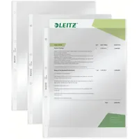 Leitz Prospekthülle A4 PVC glasklar 10 Stück, 47343000, transparent
