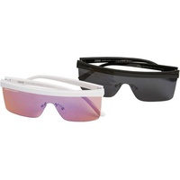 URBAN CLASSICS Pack Of 2 Rhodos Sonnenbrille Black /