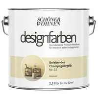 Schöner Wohnen Designfarben 2,5 l belebendes champagnergelb