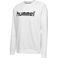 Hummel Go Logo Sweatshirt Kinder Hmlgo Kids Cotton Weiß,