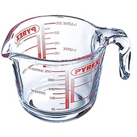 International cookware sas Pyrex Messbecher aus Glas, Transparent, 0,25