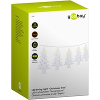 Goobay 10er LED-Lichterkette "Tannenbaum" - mit Timerfunktion warmweiß 57947