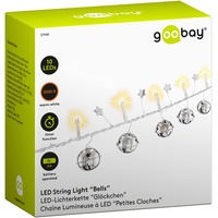 Goobay 10er LED-Lichterkette "Glöckchen"