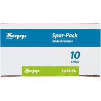 Kopp Profipack 10 Stück 1-fach, Rahmen Europa arktisweiß 401513015