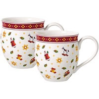 Villeroy & Boch Kaffeetasse 390 ml Mehrfarbig 2 St.