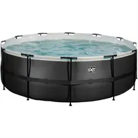 EXIT TOYS Black Leather Pool 427 x 122 cm