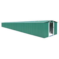 VidaXL Gerätehaus 9,76 x 2,45 m grün