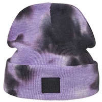 URBAN CLASSICS Tie Dye Beanie in ultraviolet/darkgrey, | Gr.: