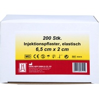 PARAM Injektionspflaster 2x6,5 cm Vlies weiß