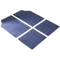 Walser Universal Fußmatten Gummi New Style Komplett-Set blau