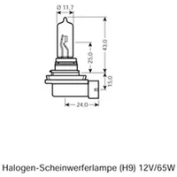 Osram Glühlampe, Fernscheinwerfer ORIGINAL 64213