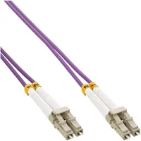 InLine LWL Duplex Kabel, LC/LC, 50/125μm, OM4, 2m