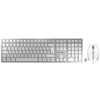 Cherry DW 9100 Slim weiß/silber, USB/Bluetooth, CZ/SK (JD-9100CS-1)