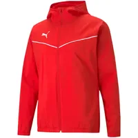 Puma teamRISE Allwetterjacke Herren red/white S
