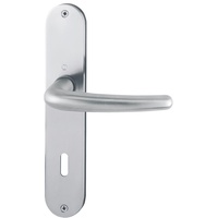 HOPPE Langschildgarnitur Den.E1310Z/302 VA F69 OB 72mm DIN L/R
