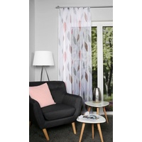 HOME WOHNIDEEN Gardine »PAOLO«, (1 St.), halbtransparent, rot ,