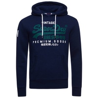 Superdry Vintage Logo Kapuzenpullover Midnight Blue Grit M
