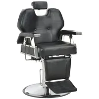 VidaXL Friseurstuhl Schwarz 72×68×98 cm Kunstleder