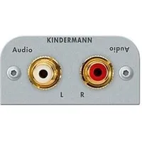 Kindermann Audio L/R E. 7441-510 54x54 mit Kabelpeitsche (0.05