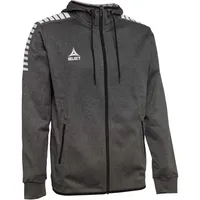 Select Monaco Kapuzen-Sweatjacke grau 3XL