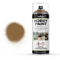 Vallejo 28014 Leather Brown, Fantasy, Sprühdose, 400 ml