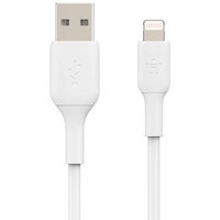 Belkin Lightning Kabel 2m, PVC, weiß,