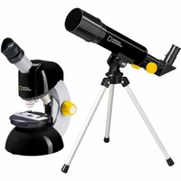 National Geographic Teleskop - Mikroskop Set, Linsen-Teleskop mit 29-facher