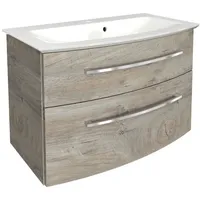 Fackelmann Badmöbel-Set B.Style 2-tlg. 83,2 cm Nature Oak/Nature Oak