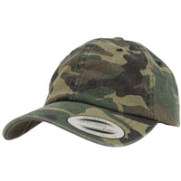 Brandit Textil Flexfit Low Profile Camo Washed Cap woodland