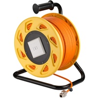 Goobay RJ45 Netzwerk Kabeltrommel 50m Outdoor CAT 7A S/FTP