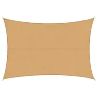 Casa pura Wasserabweisendes Sonnensegel Sand 3 x 5 m