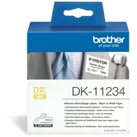 Brother Etiketten DK11234 Weiß 60 x 86 mm 260