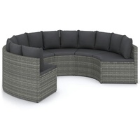 VidaXL Garten-Lounge-Set 6-tlg. grau