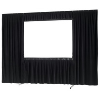 Celexon Vorhangset 4-seitig für Faltrahmenleinwand Mobil Expert 203 x