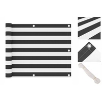 VidaXL Balkonsichtschutz Oxford-Gewebe 75 x 500 cm anthrazit/weiß