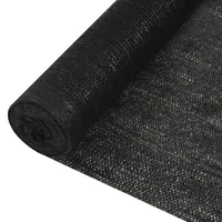 VidaXL Zaunblende 3,6 x 25 m schwarz