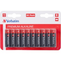 Verbatim Batterie 20 x AA LR06 / Alkalisch